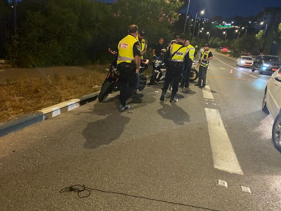 تطبيق قوانين المرور في مدينة نوف هجليل